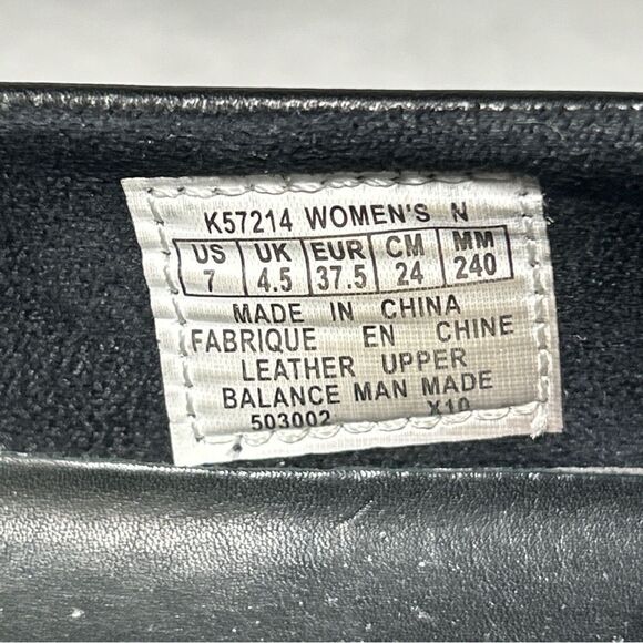 Rockport X Adidas Leather Slip On Women’s 7 Black Round Toe K57214 - Picture 9 of 9